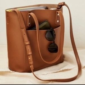 Henny + Lev Vegan Leather Everyday 2-in-1 Tote Bag